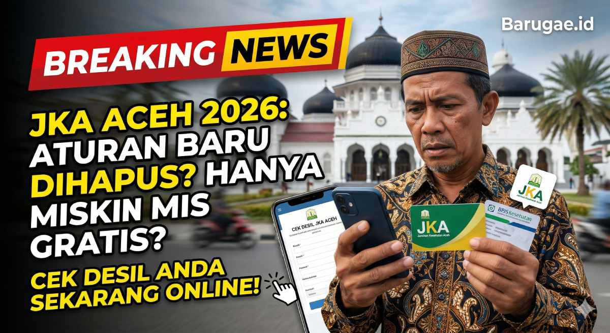 Cara Cek Desil JKA Aceh 2026 Online, Aturan Baru, dan Kategori Gratis